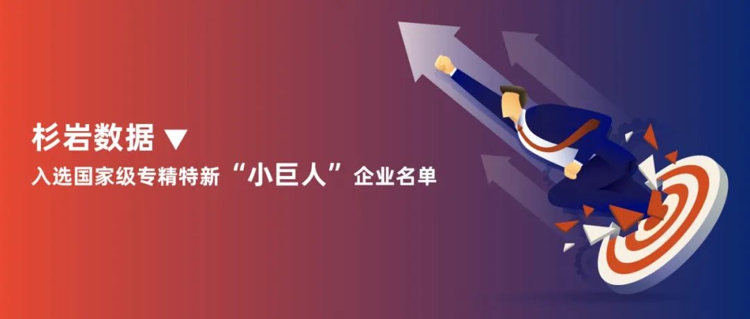 杉岩数据入选国家级专精特新“小巨人”企业名单